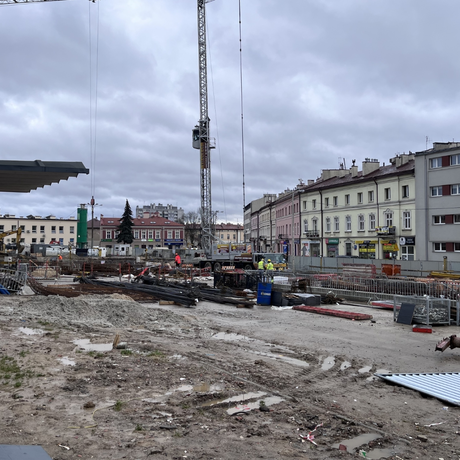 Budowa Rzeszowskiego Centrum Komunikacyjnego [styczeń 2023] - fot 10